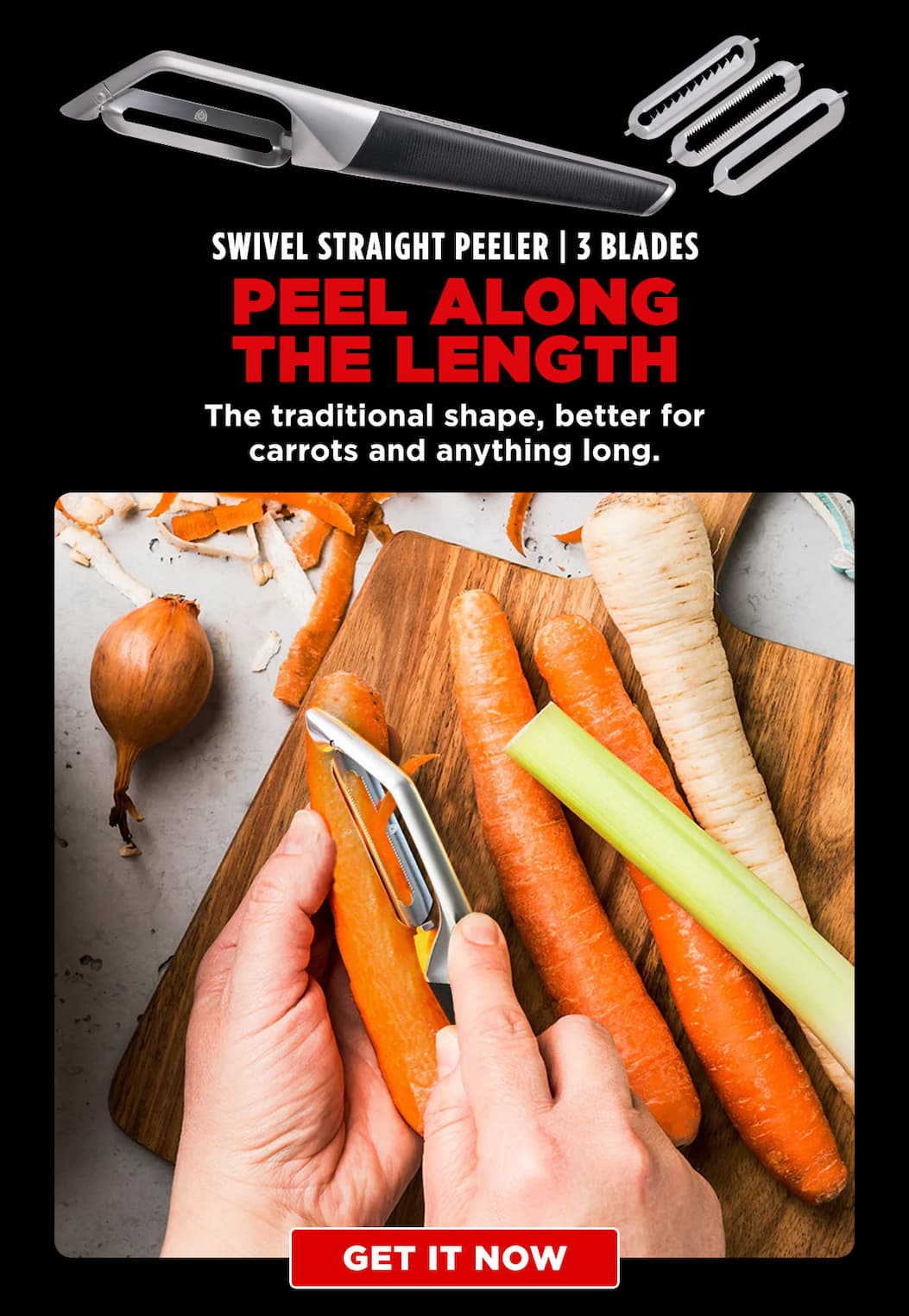 Swivel Straight Peeler