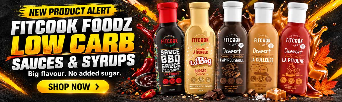 New Product Alert - FitCook Foodz Low Carb Sauces adn Syrups