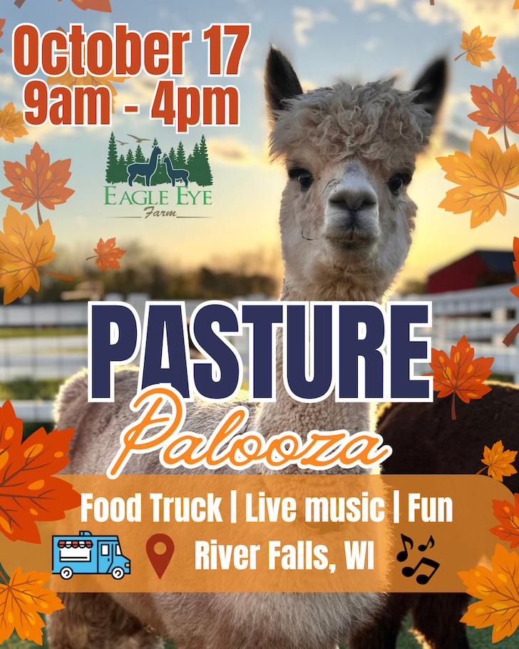 Pasture Palooza 2026 flyer: Saturday, October 17