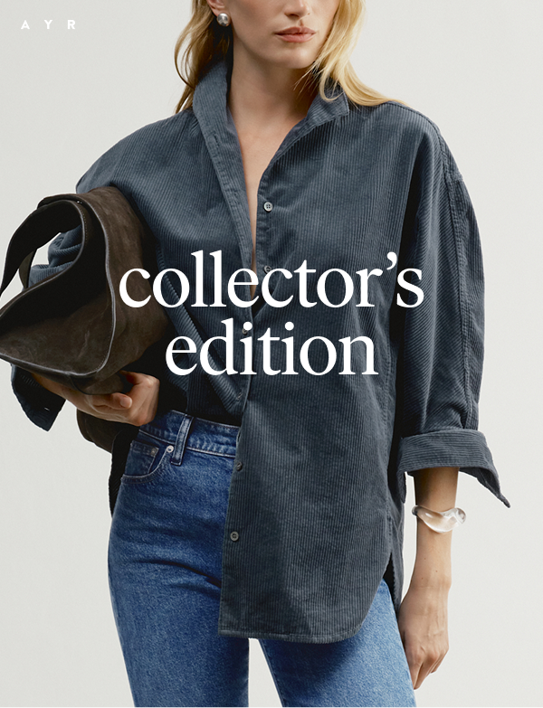 Collector's edition. The new Tate in corduroy.