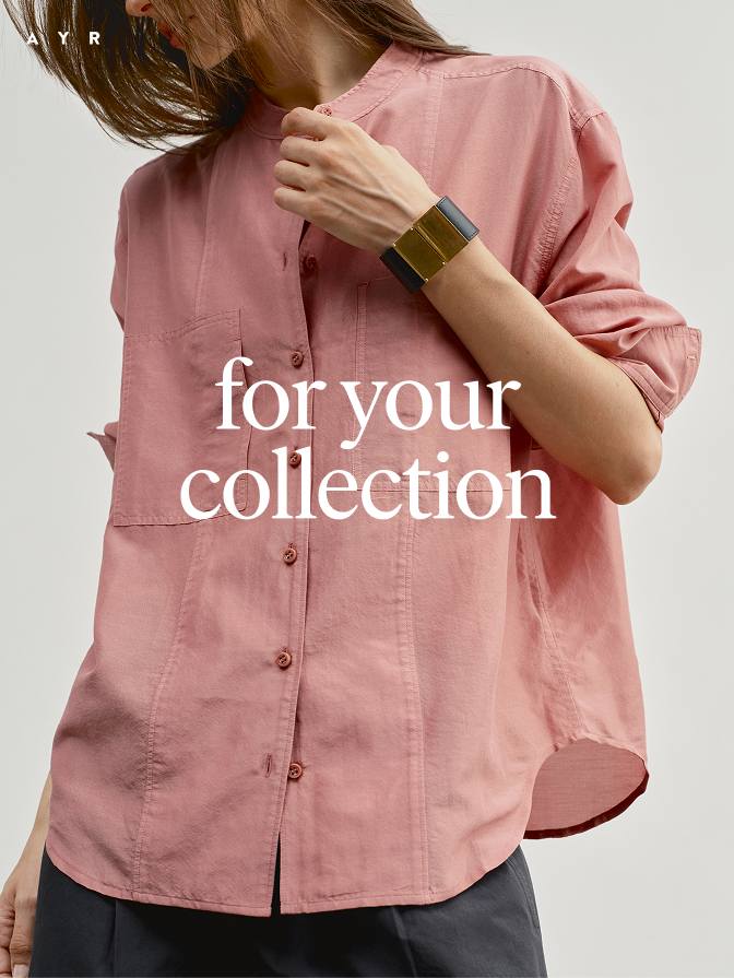 for your collection. new: the litho shirt in banquette.