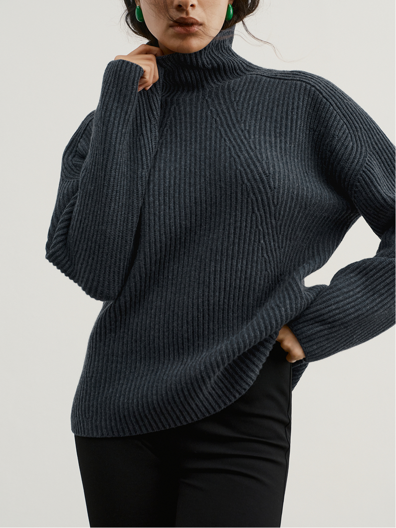 Introducing: The Howl cashmere cotton turtle neck.
