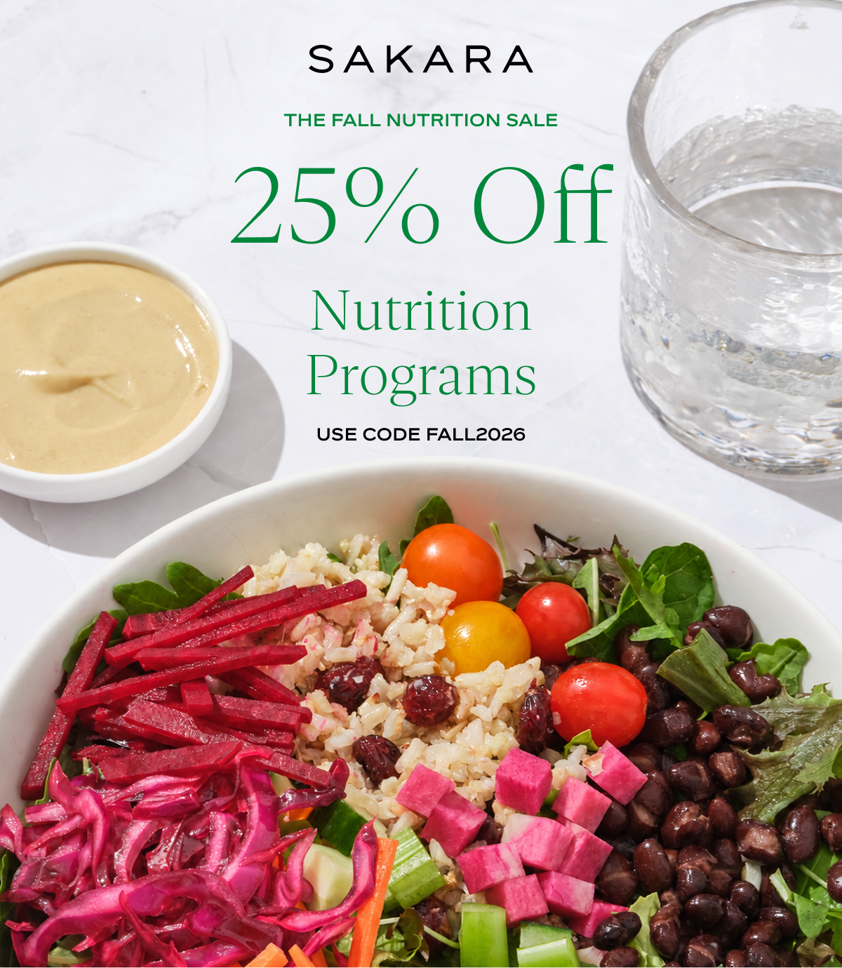 25% Off Nutrition Programs: Use Code FALL2026