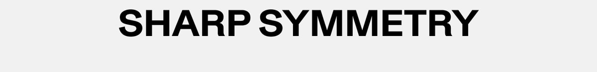 Sharp Symmetry