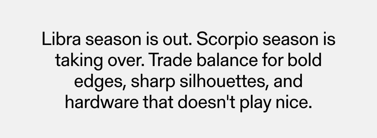 Libra season is out