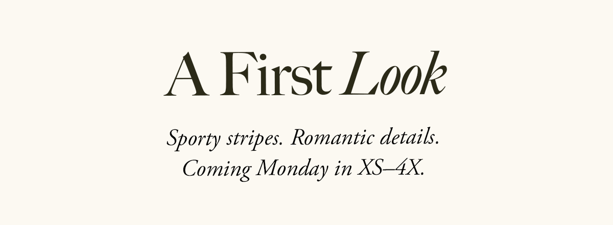 A First Look