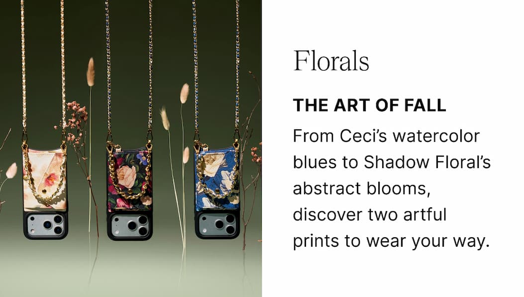 Florals THE ART OF FALL From Ceci’s watercolor blues to Shadow Floral’s abstract blooms, discover two artful prints to wear your way.