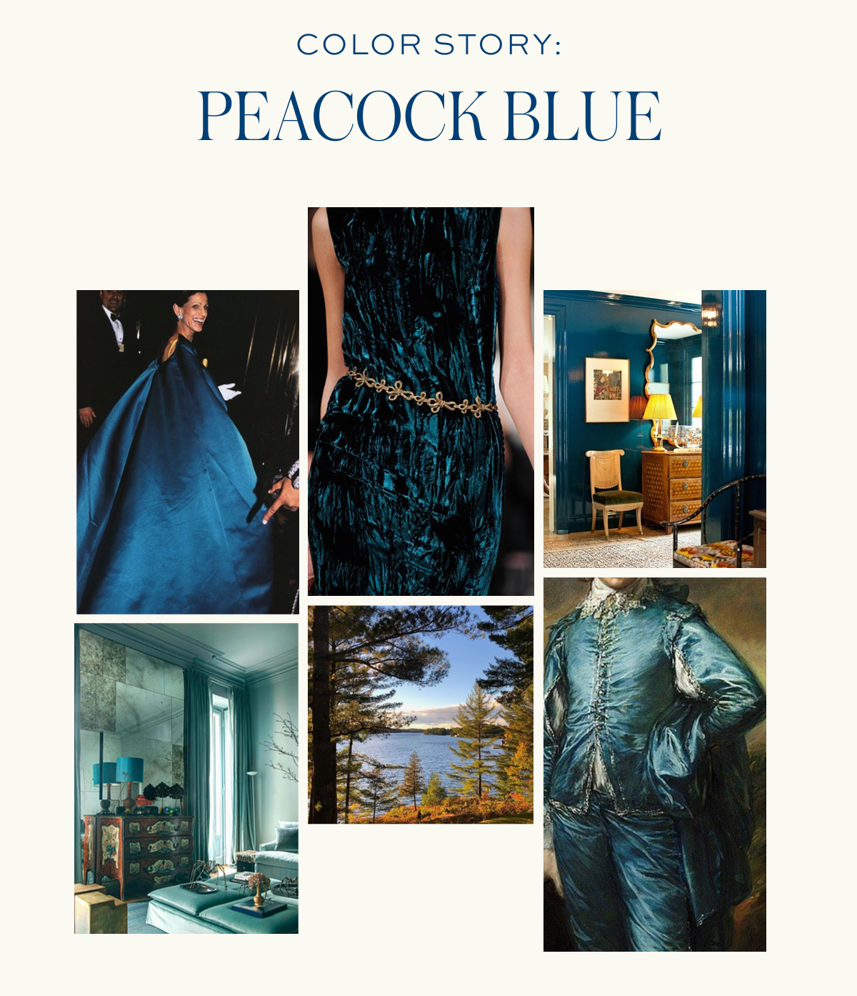 Color Story: Peacock Blue