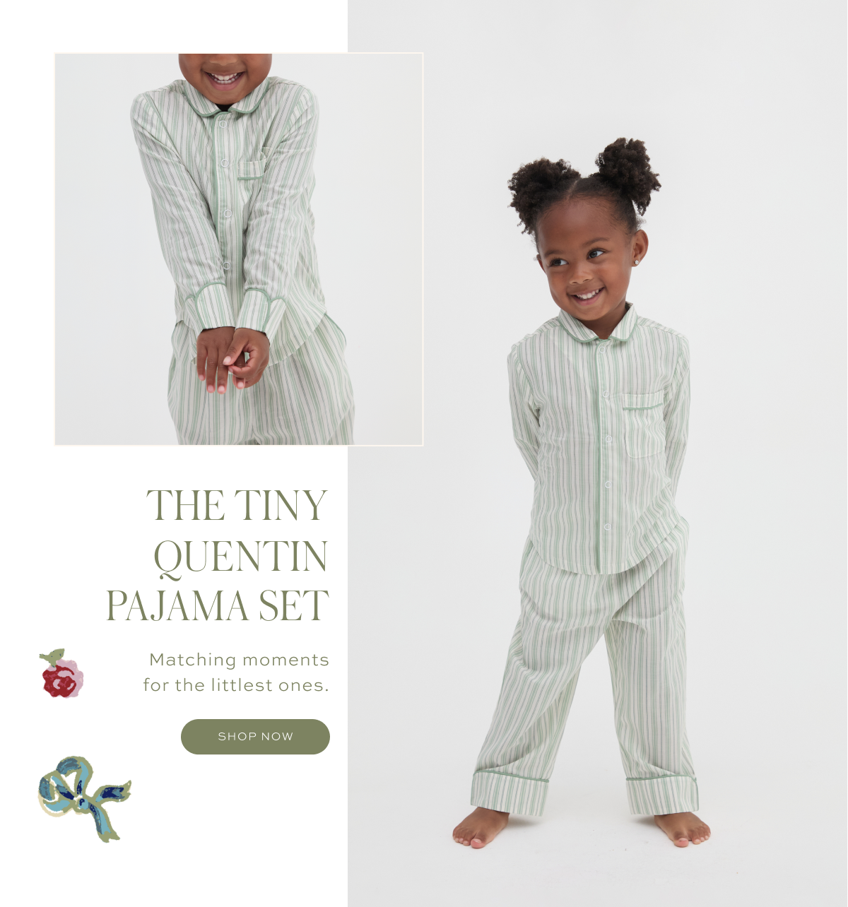 The Tiny Quentin Pajama Set