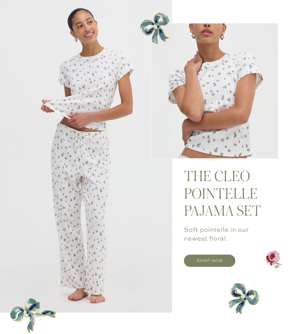 The Cleo Pointelle Set