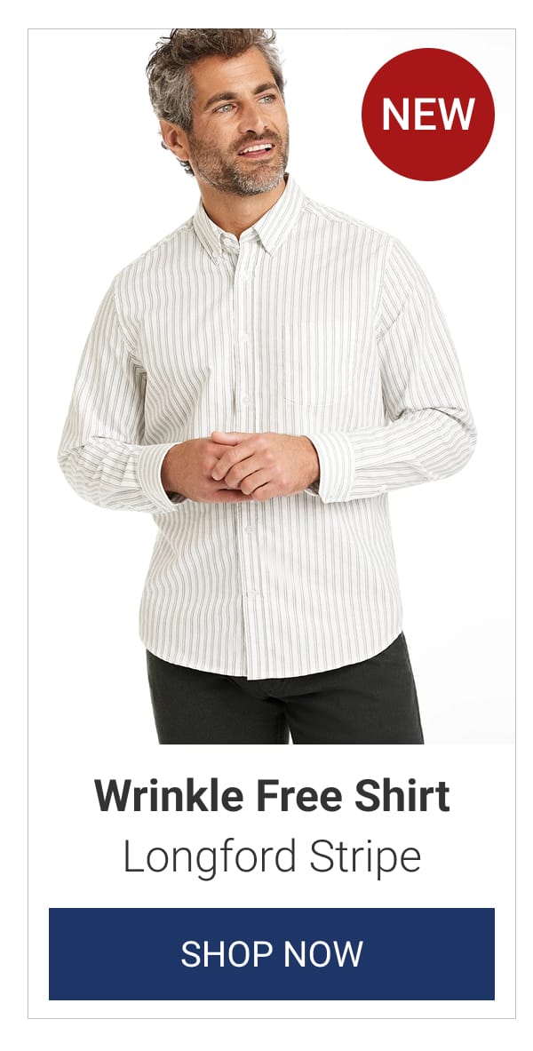 Longford Stripe Wrinkle Free Shirt