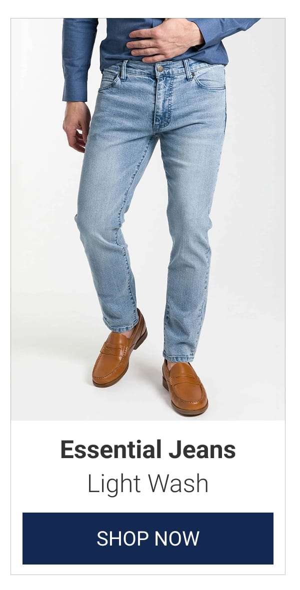 Light Wash Essential Jeans