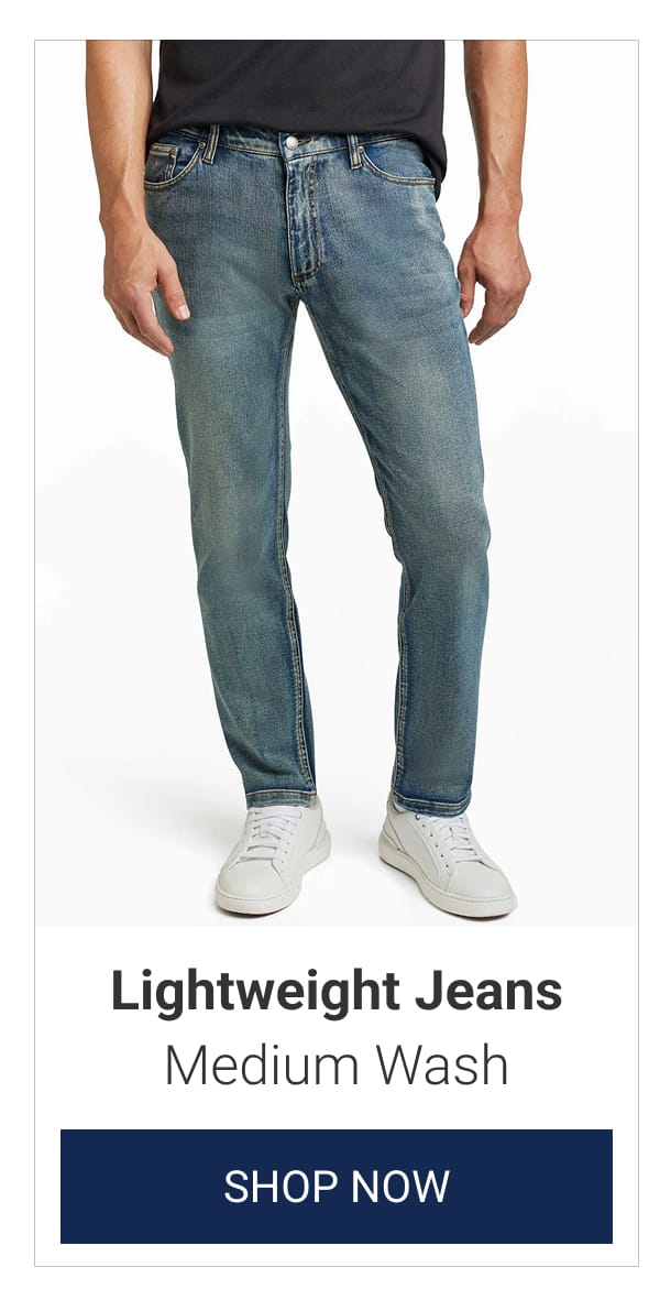 Medium Wash Lightweight Jeans