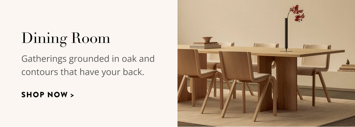 Dining Room: Gatherings grounded in oak and contours that have your back. Shop now.