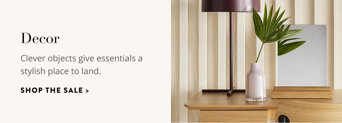 Decor: Clever objects give essentials a stylish place to land. Shop the sale.