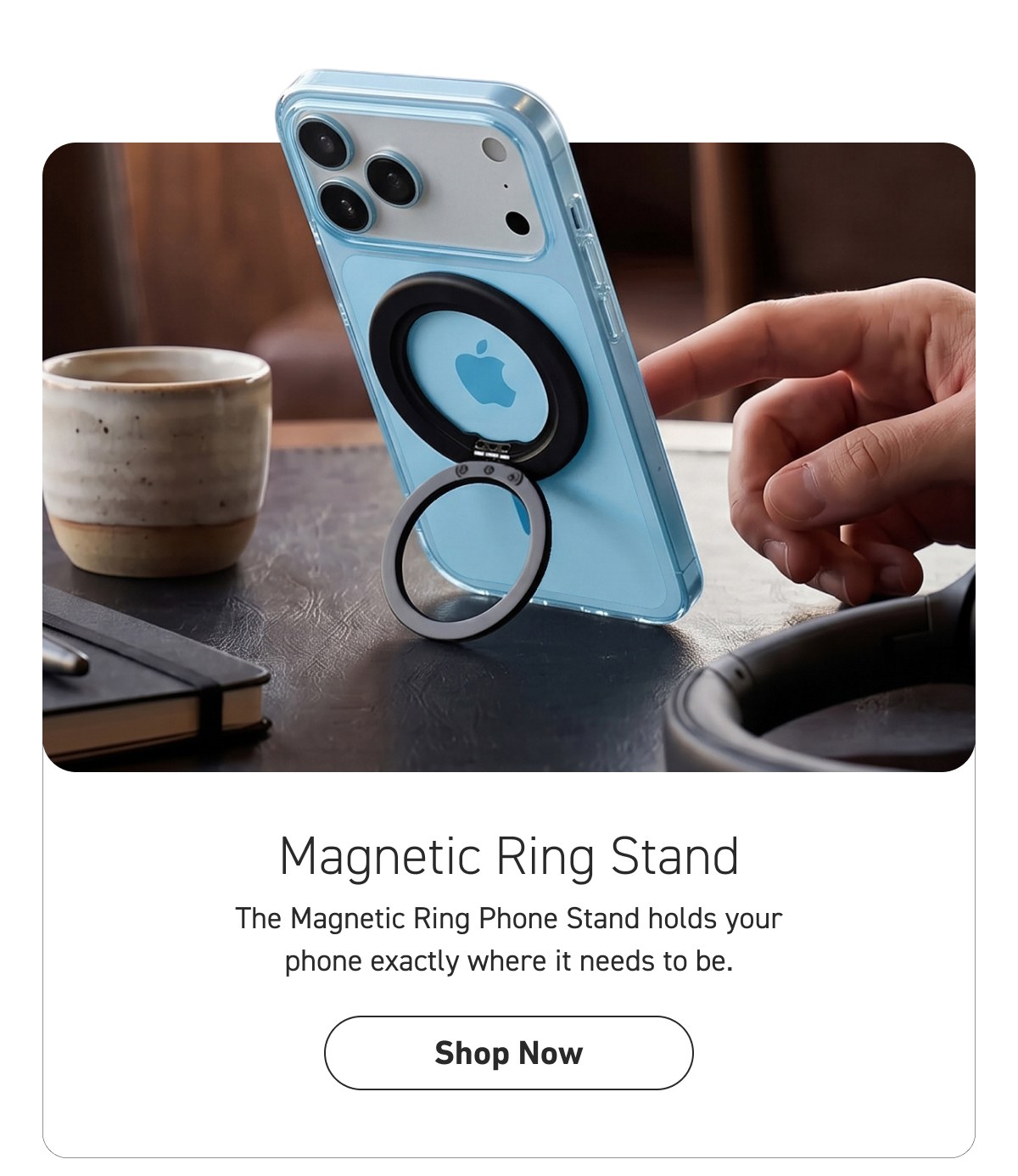 Magnetic Ring Stand [Click here to Shop Now]