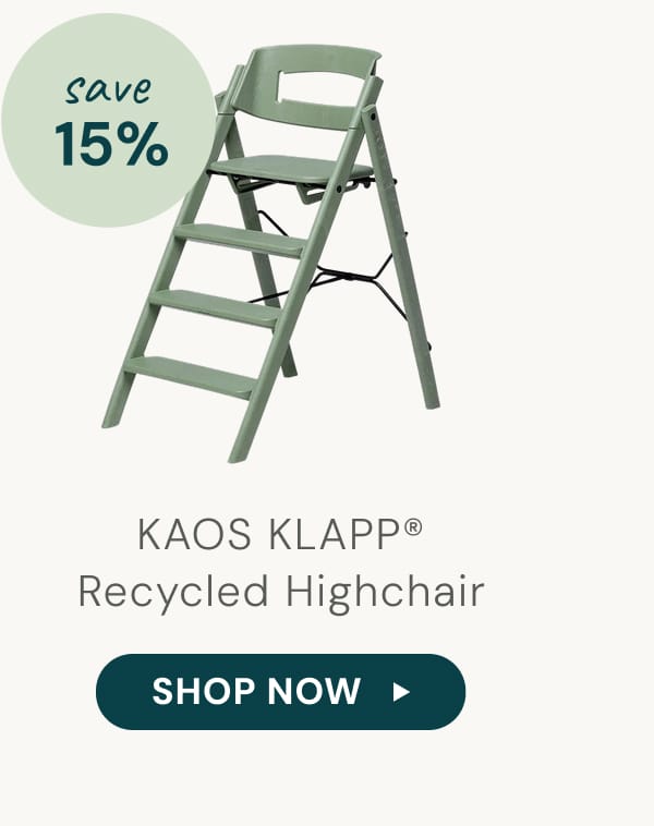 KAOS KLAPP Recycled Highchair 