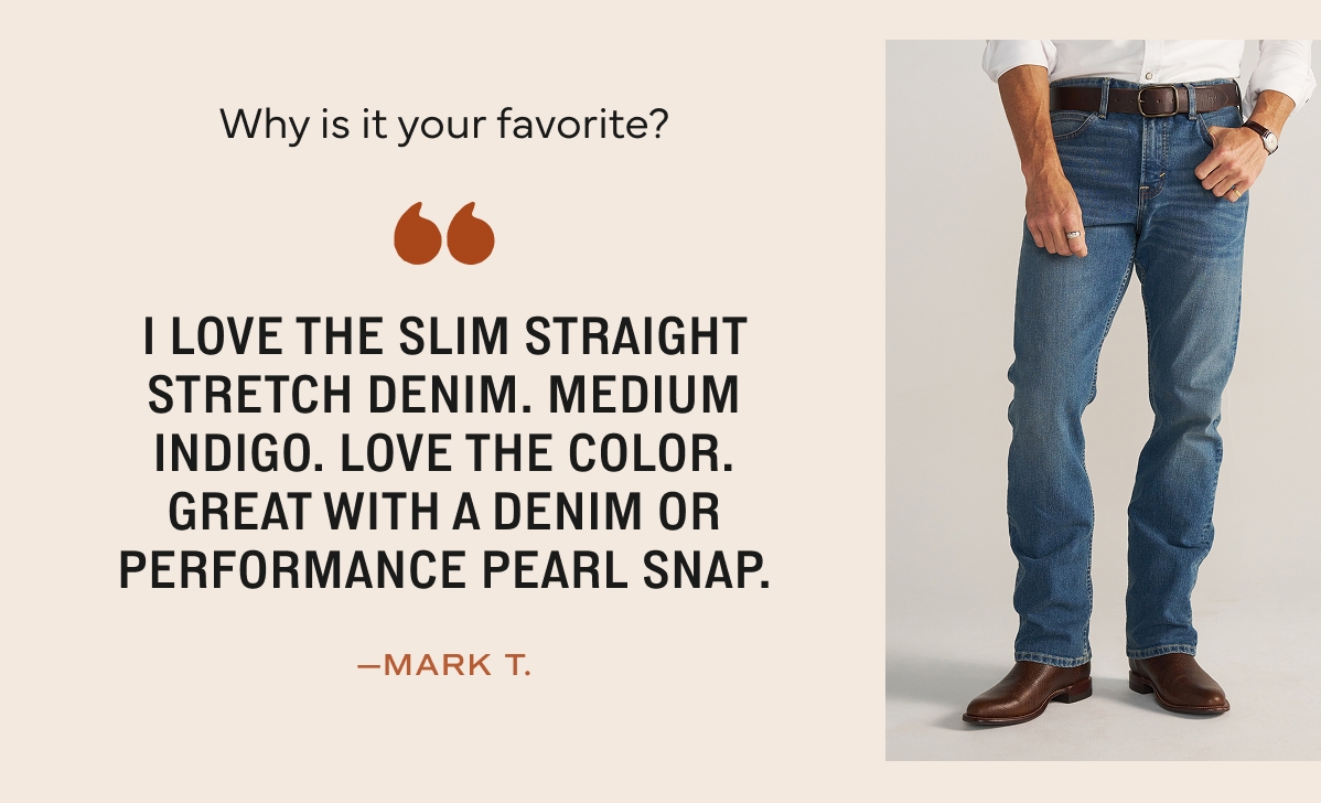 Slim Straight Stretch Denim 