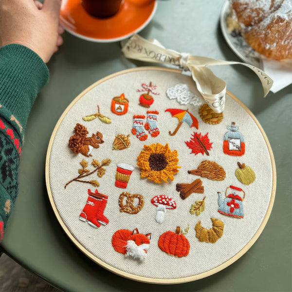 Autumn Stitches Embroidery Kit