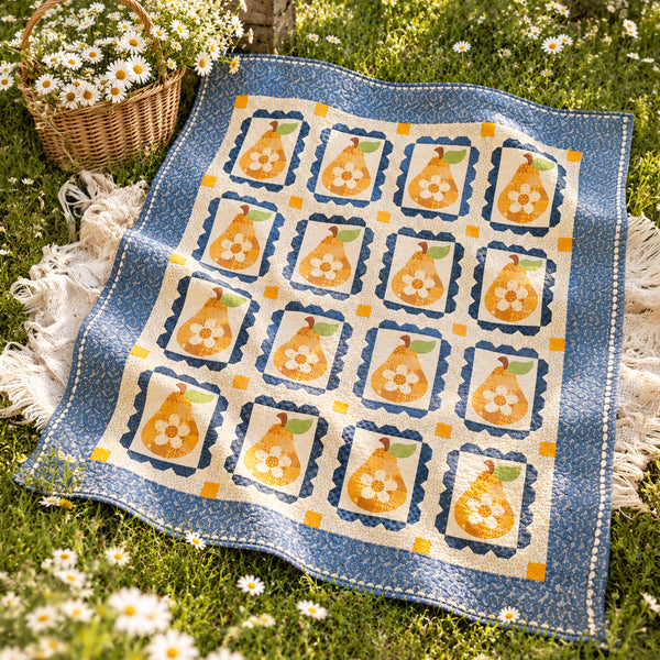 Sweet Golden Pears Quilt Kit