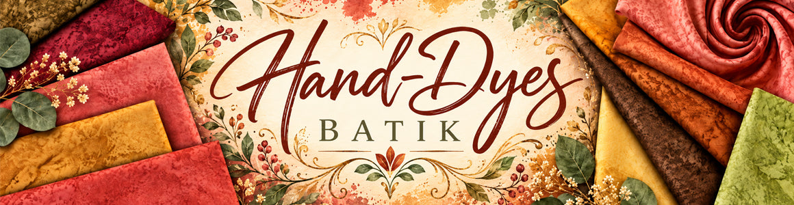 Hand-Dyes Batik Fabric Collection