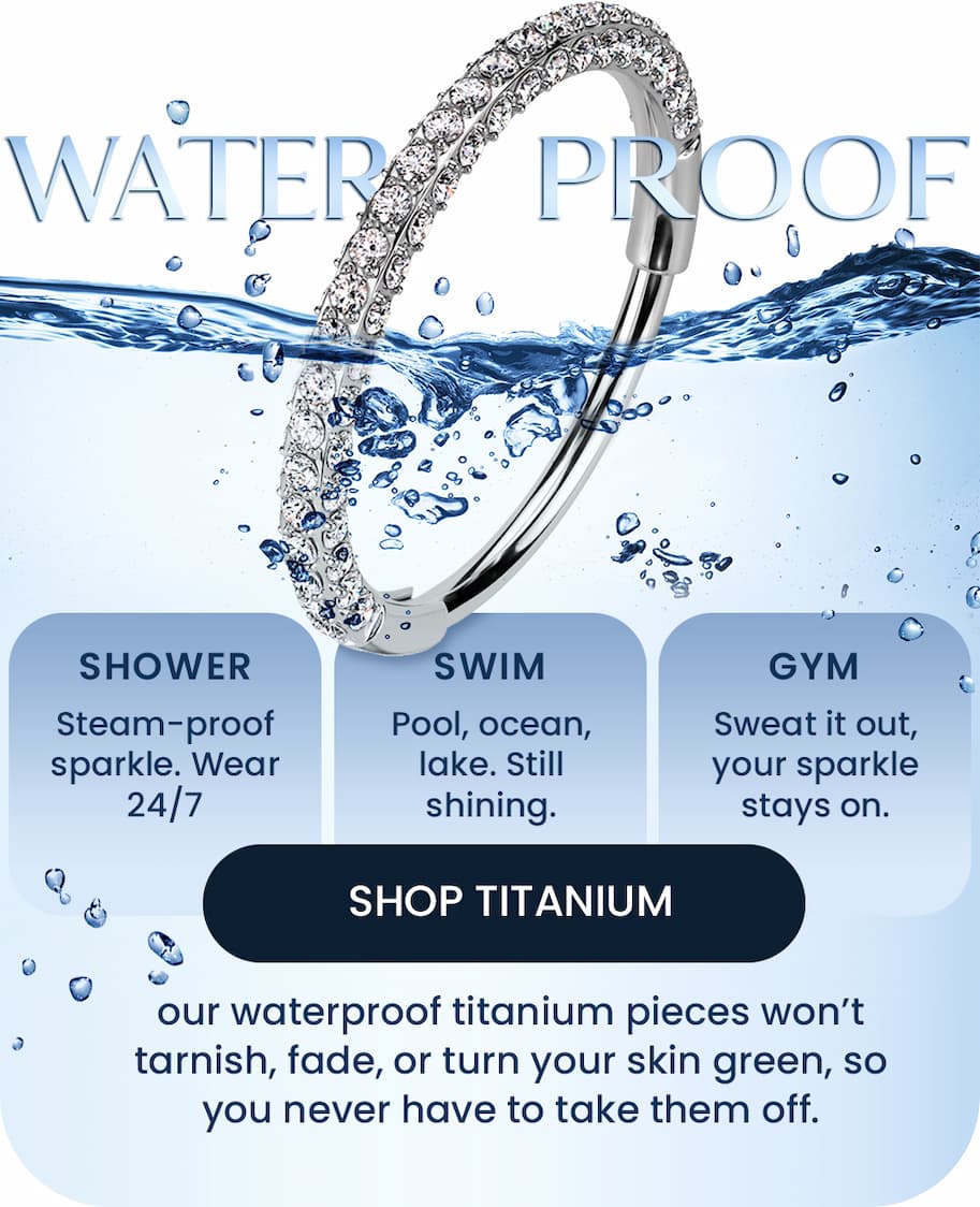 Shop titanium jewelry